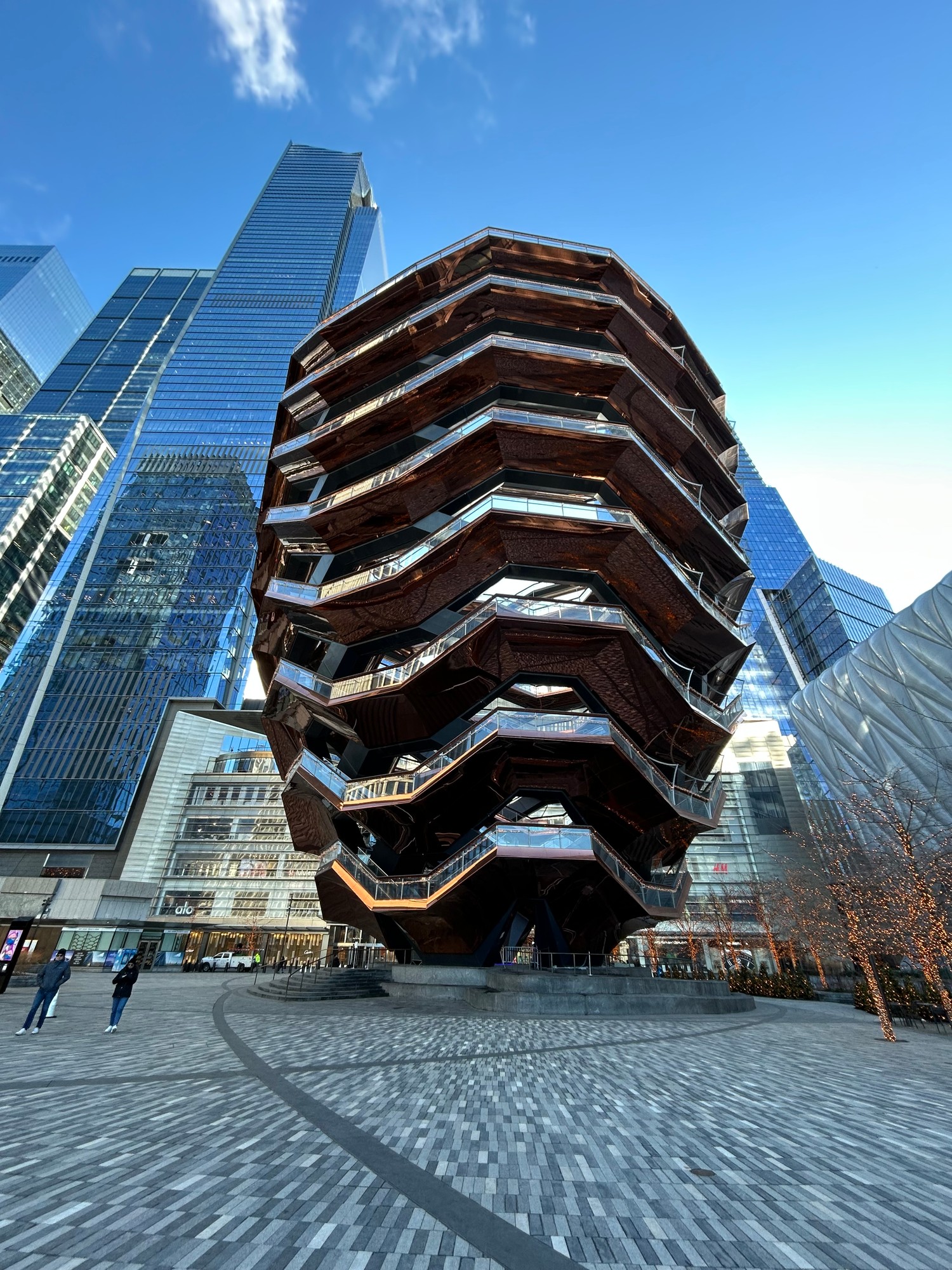 The Vessel, the honeycomb structure at Hudson Yards in New York