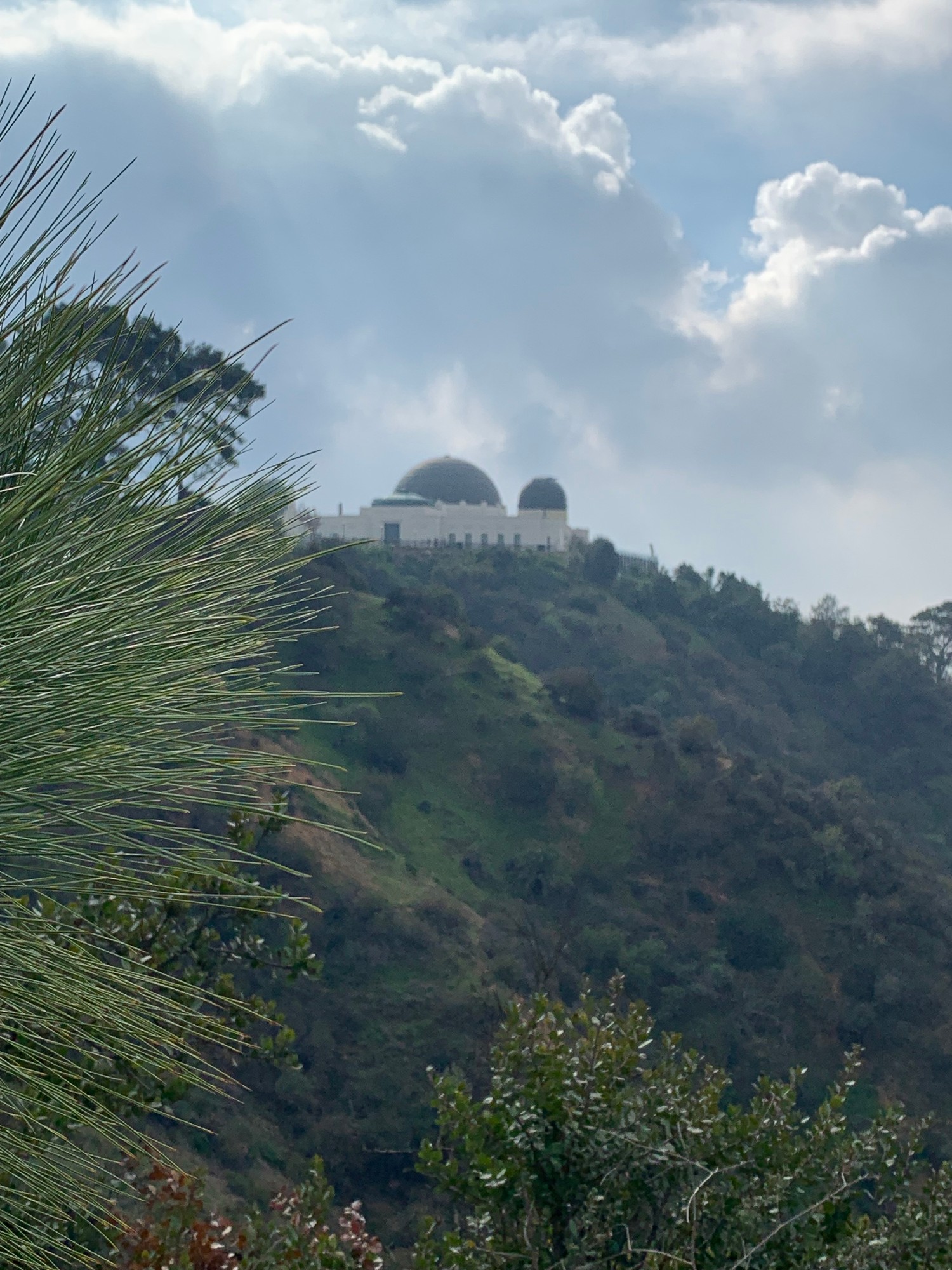 The Griffith Observatory on its hillside overlooking Los Angeles