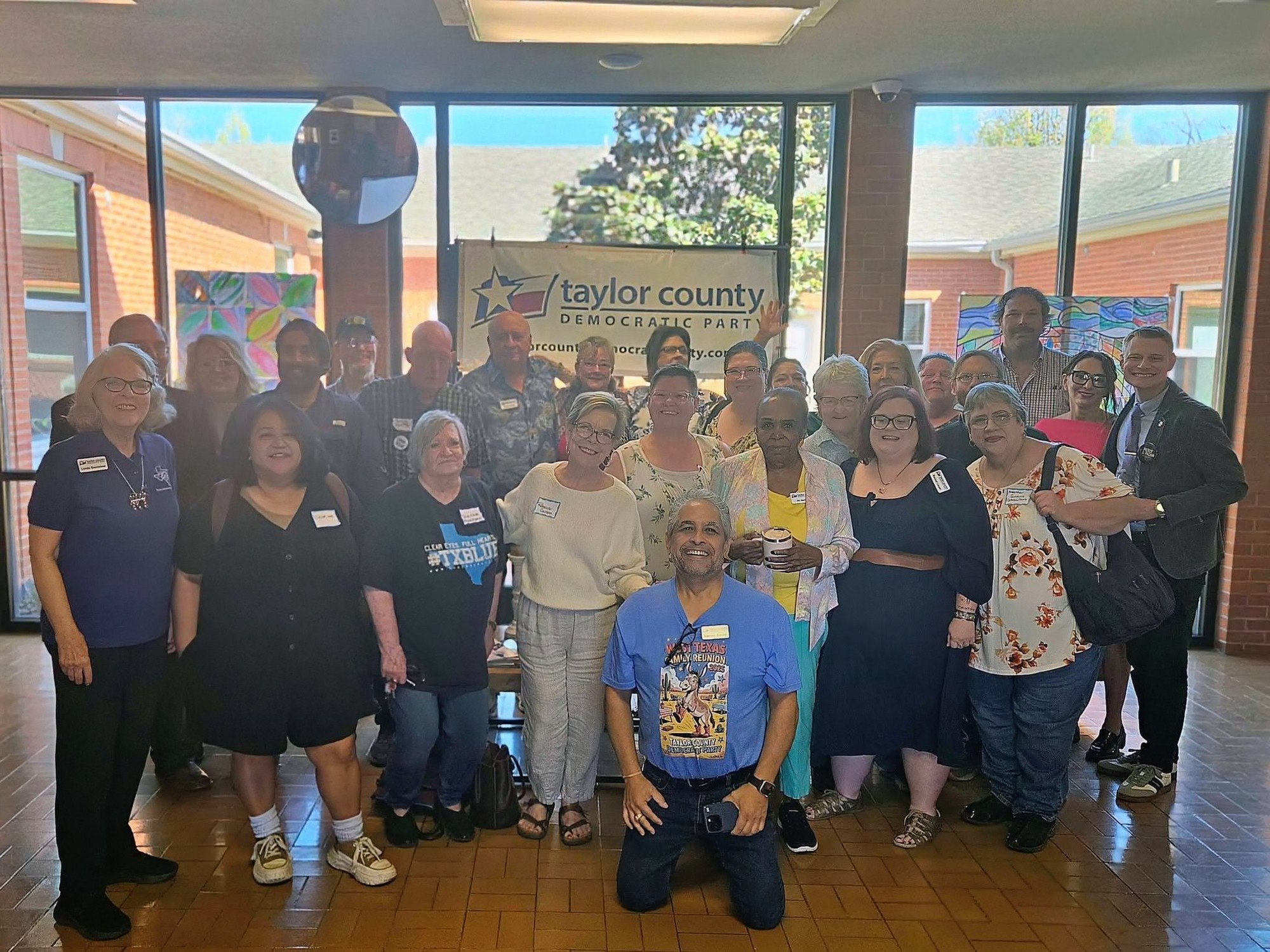 Taylor County Democratic Party members at a community event