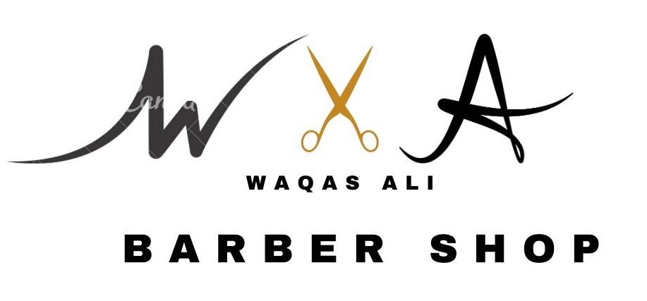 Waqas Ali Barber Shop Logo