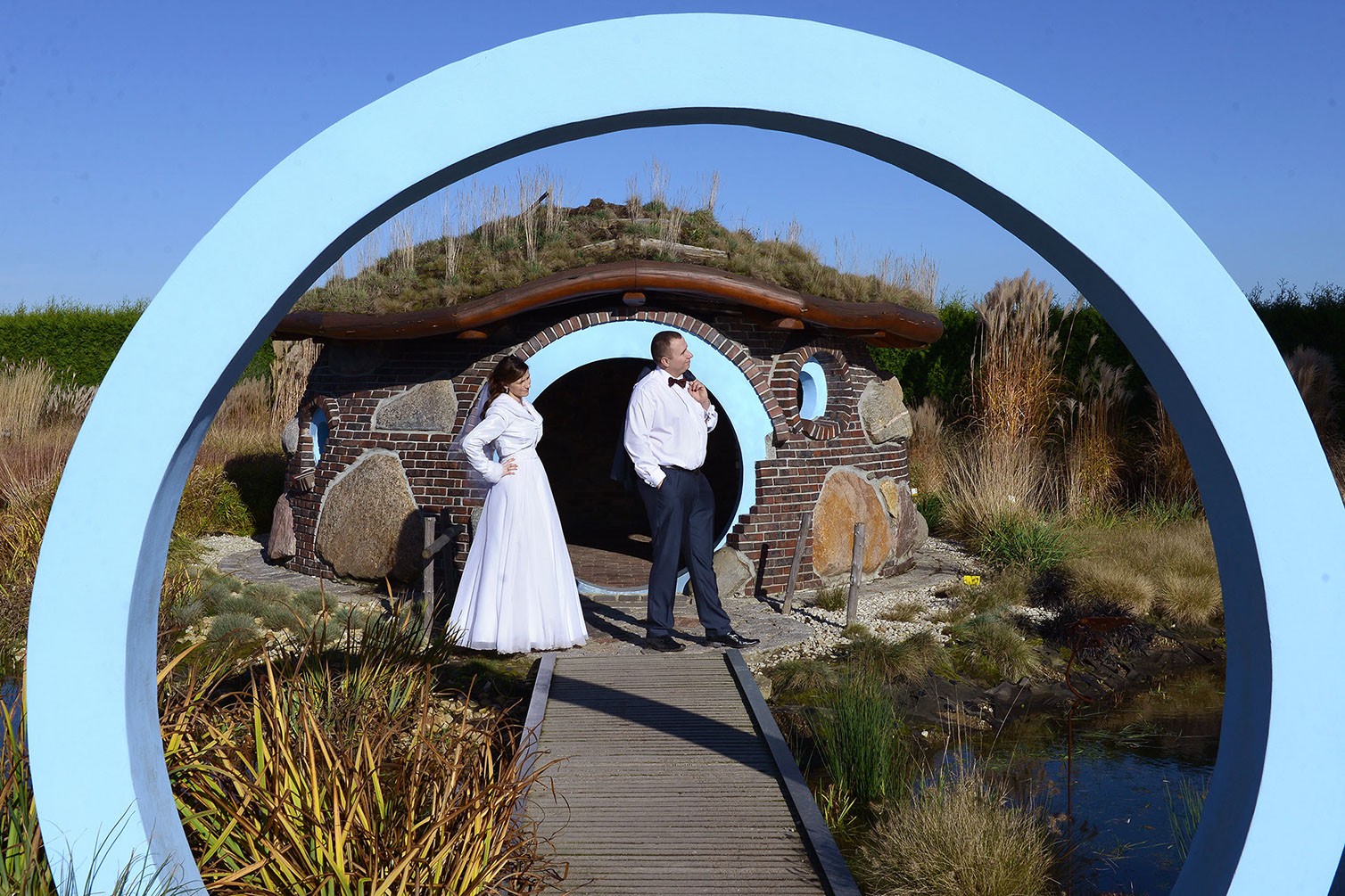 Sesja ślubna - łuk