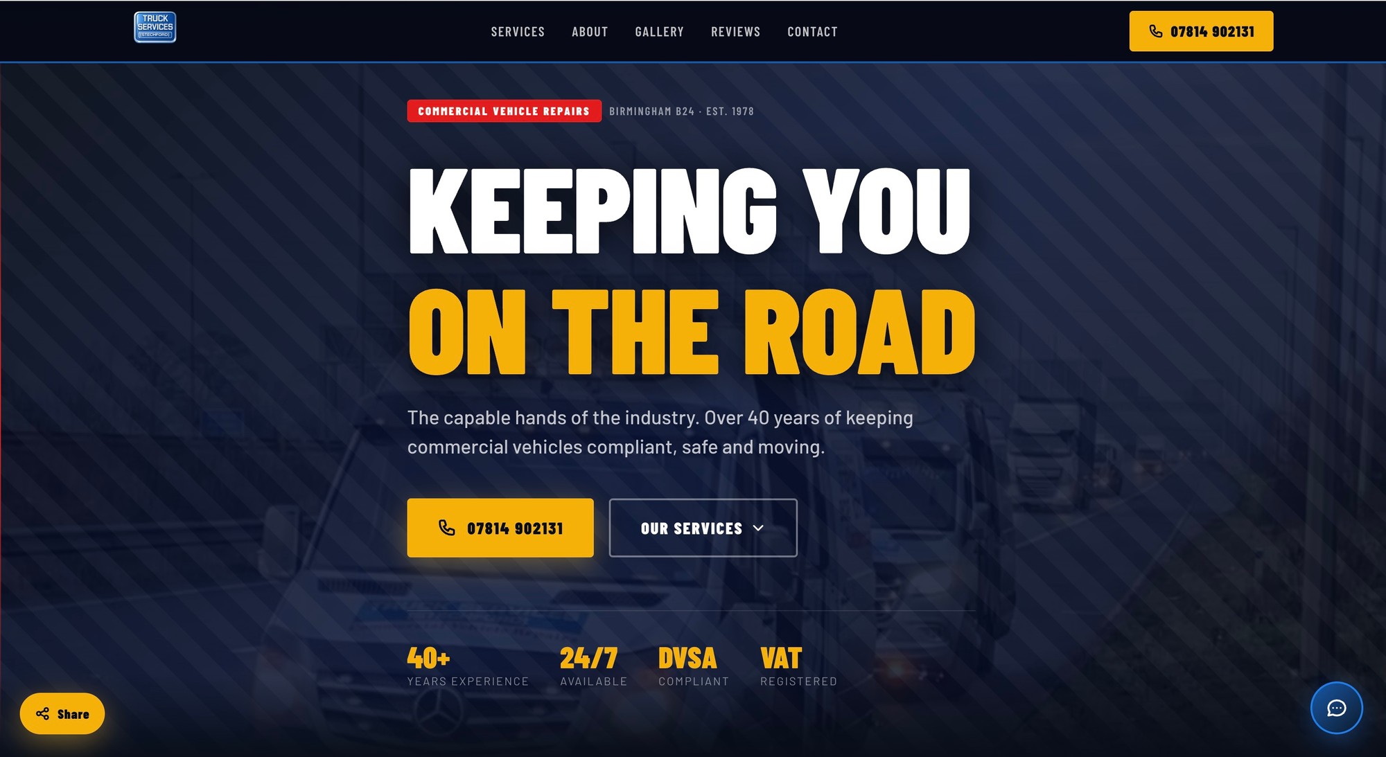 Stechford TSS website — Keeping You On The Road
