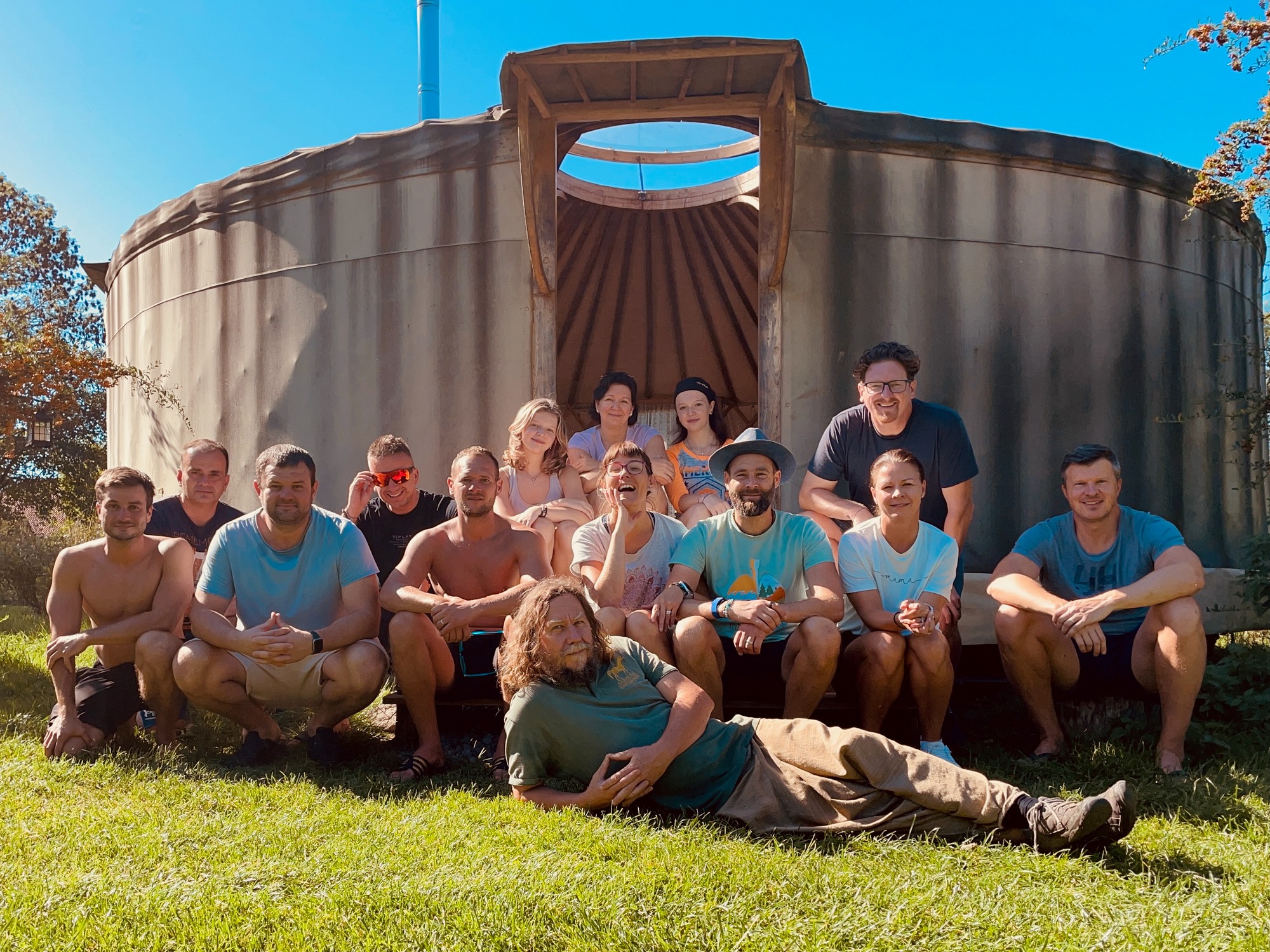 Jurtcamp — jurta exteriér