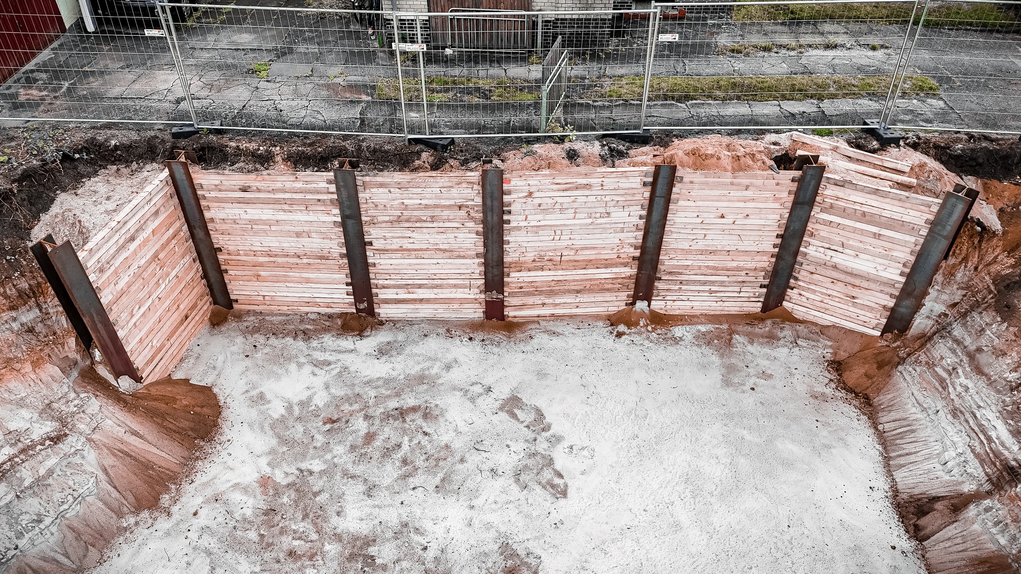 Verbau Baustelle