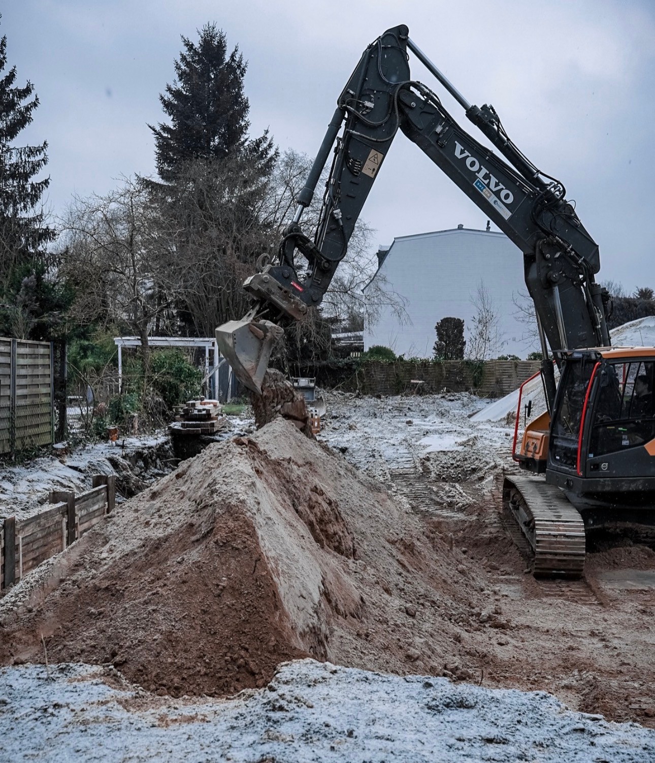 Erdbau Baustelle