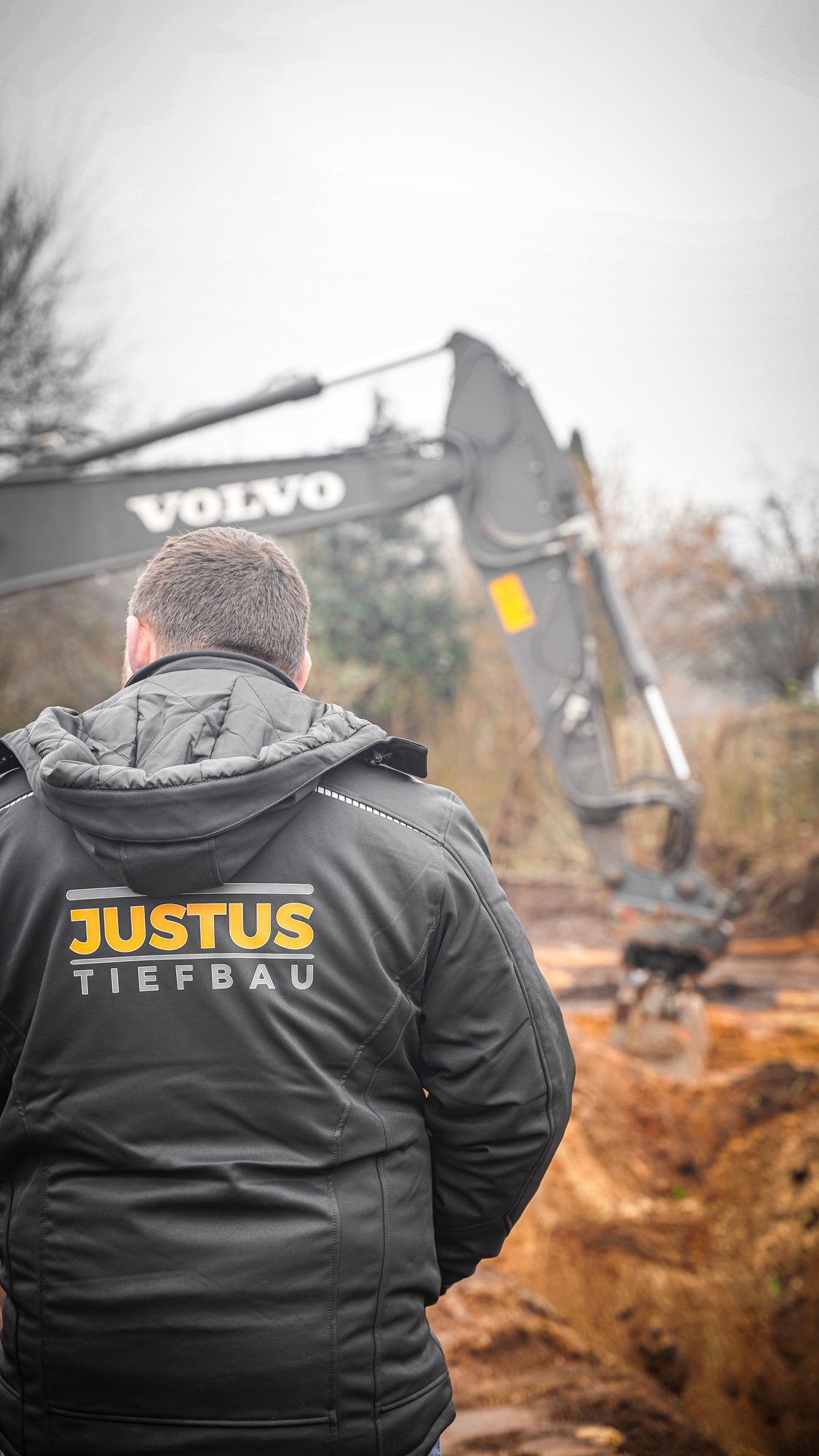 Justus Tiefbau Team im Einsatz