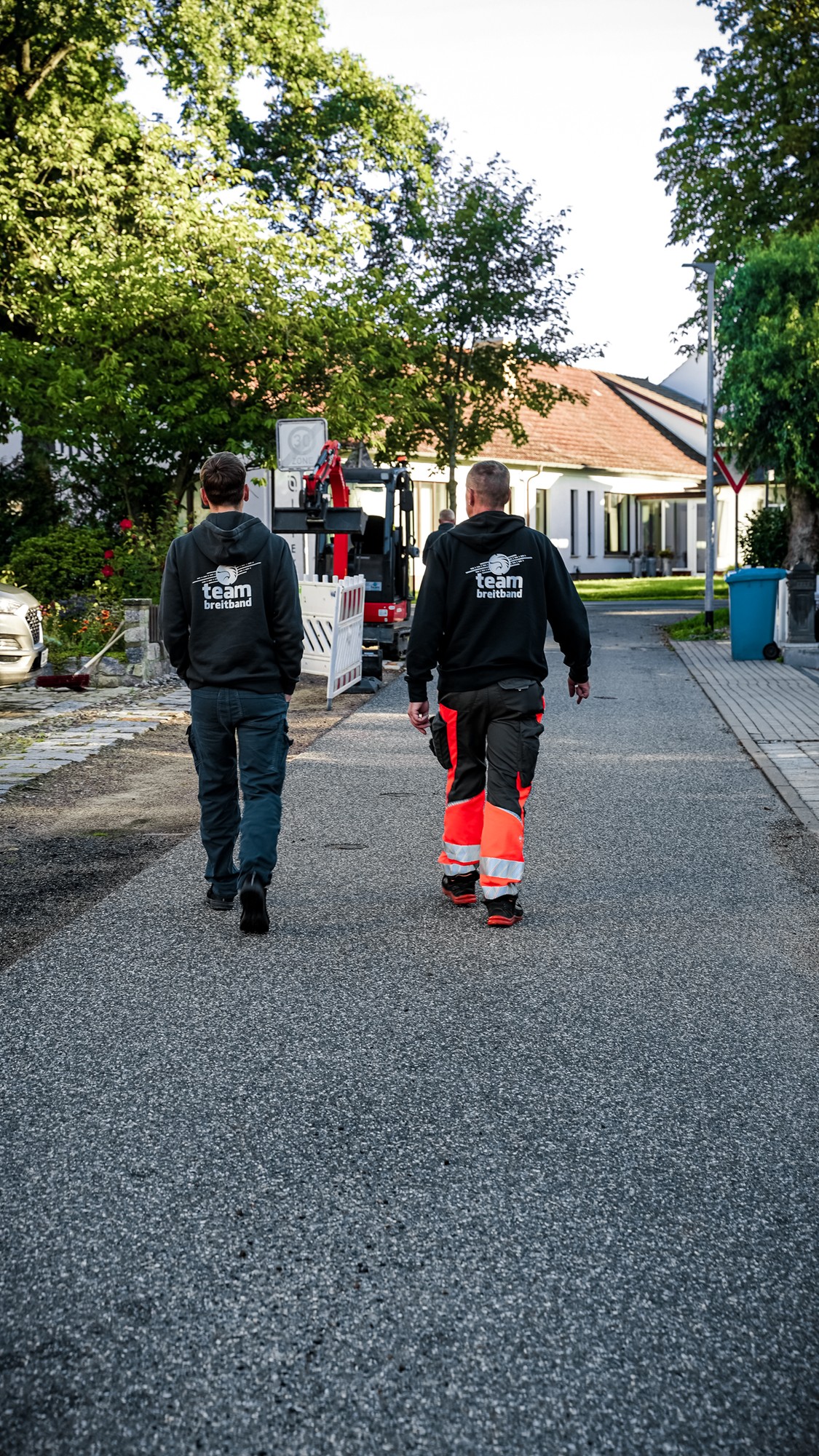 Teambreitband Kabelleitungsbau