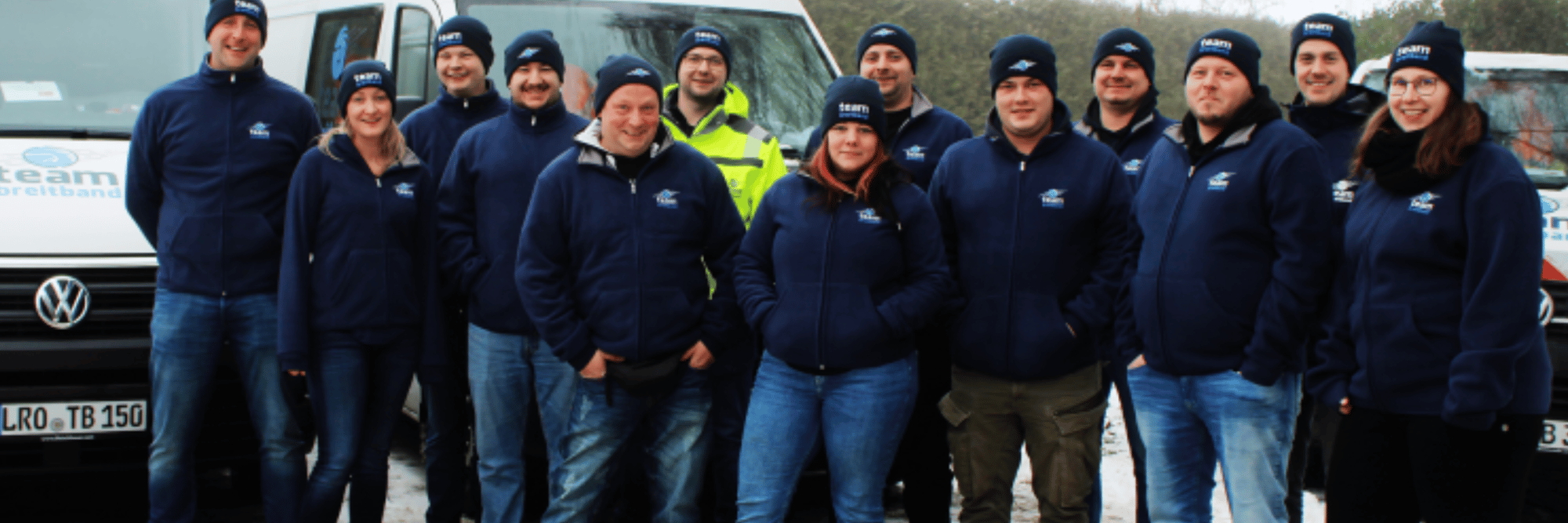 Teambreitband – das gesamte Team
