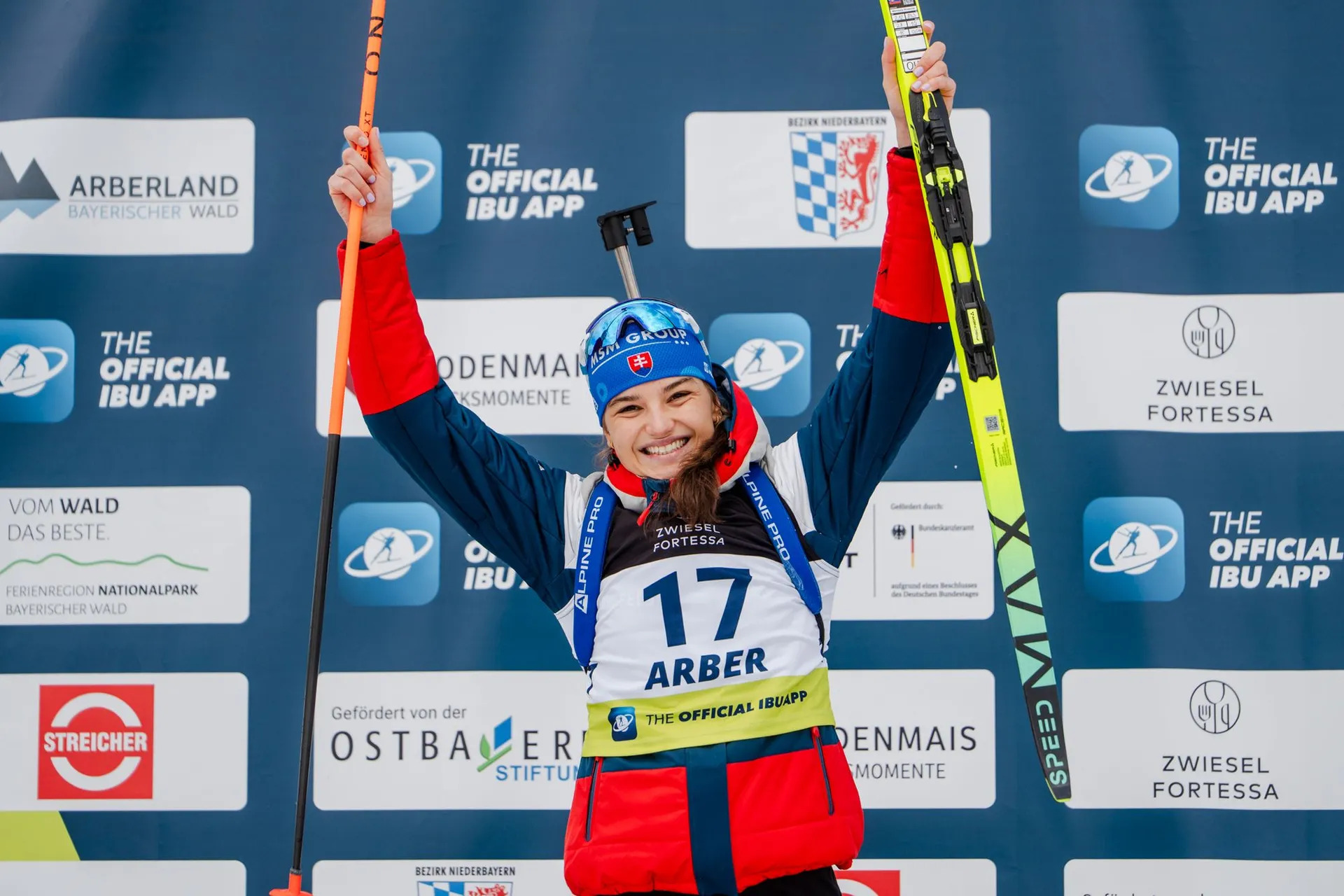 Víťazné gesto – Arber