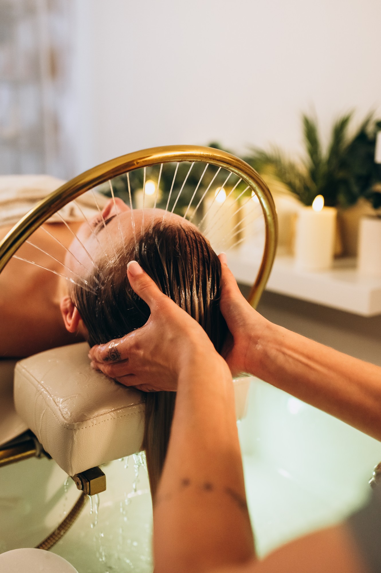 Luxury headspa wellness treatment