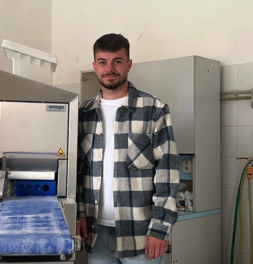 Zakladatel Koláčkovny v pekárně