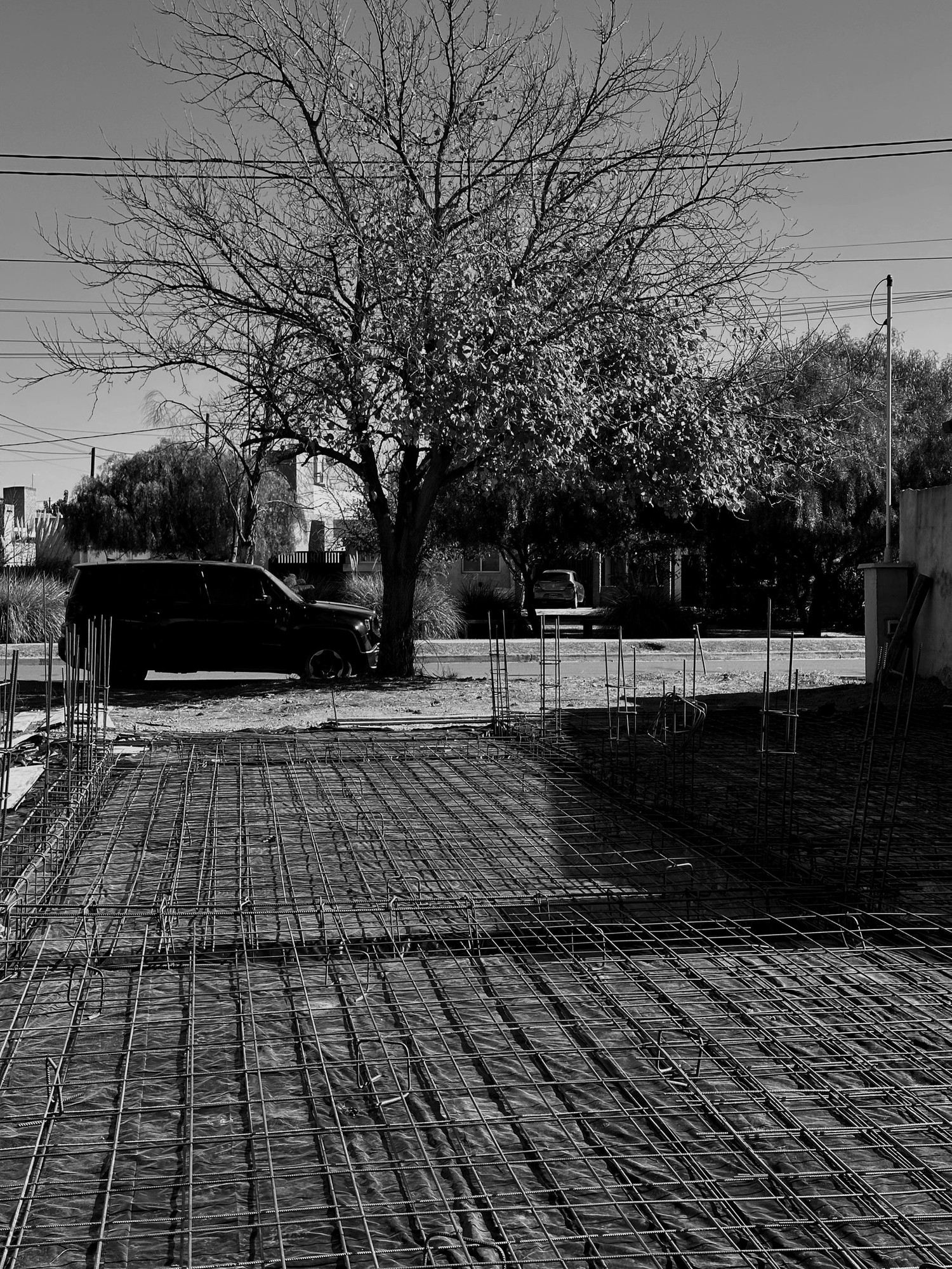 Fundación — armado de la parrilla