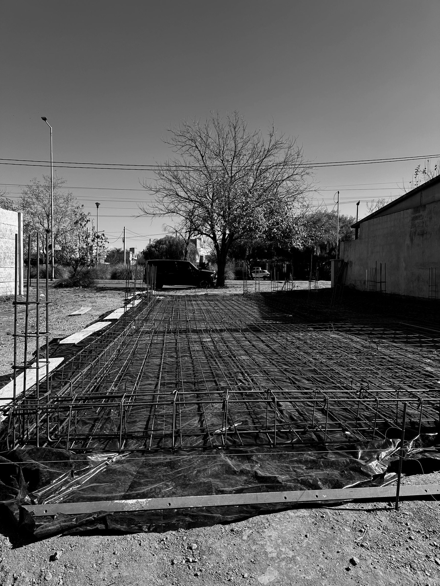 Fundación — preparación para el hormigonado