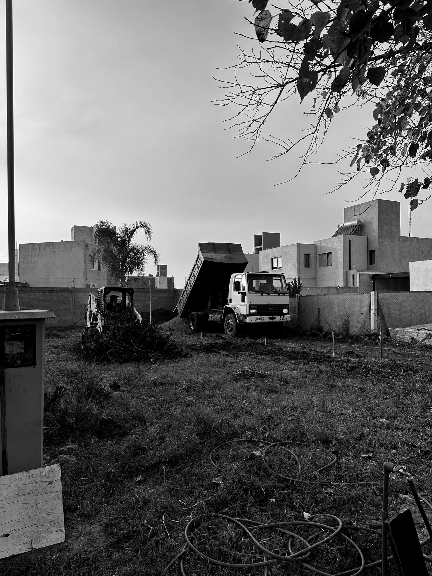 Fundación — losa y hierros