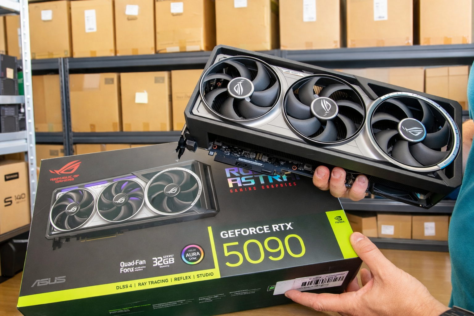 ASUS GeForce RTX 5090 — Erelen výkup prémiového hardware