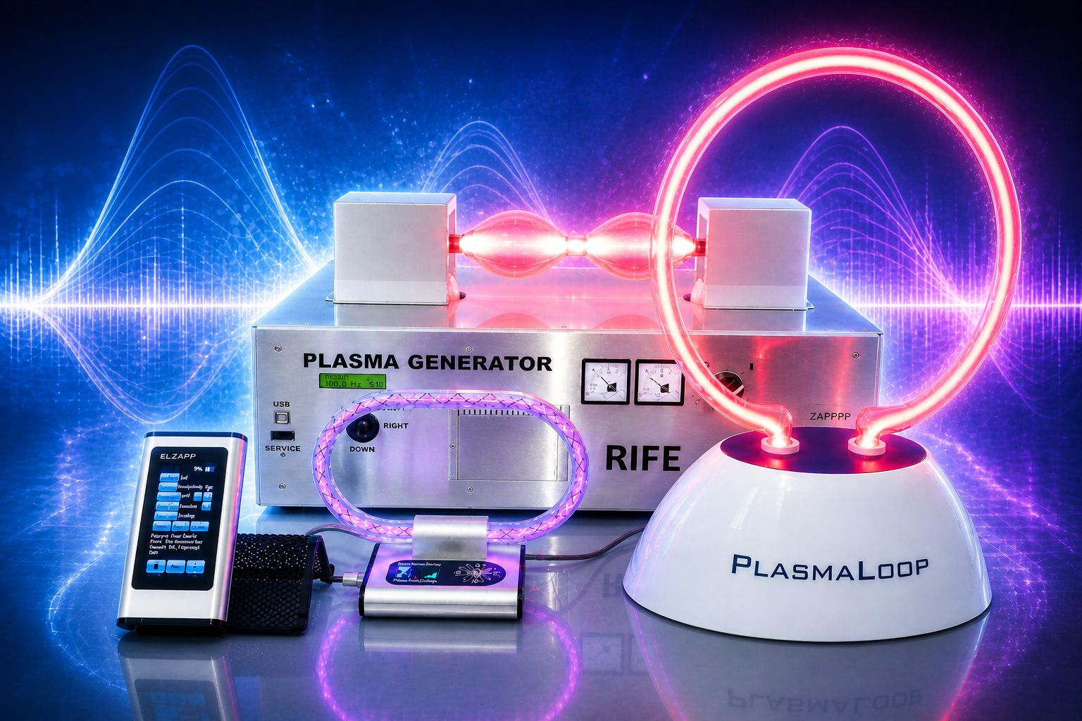 Zapper, Plasma Generator a PlasmaLoop – přístroje frekvenční terapie