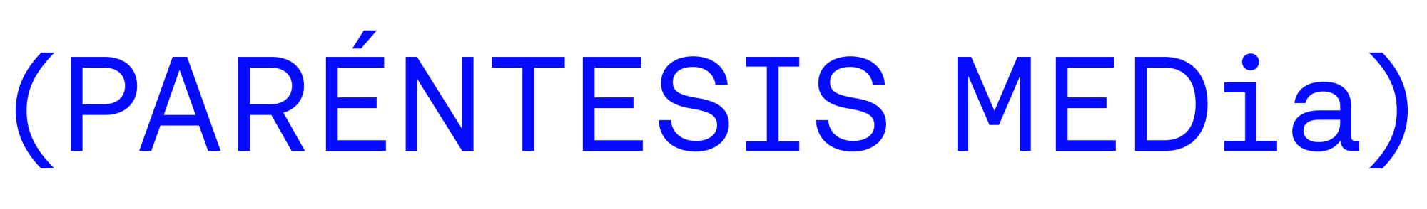 Logo de Paréntesis MEDia - Cliente de comunicación estratégica de Maco&Co