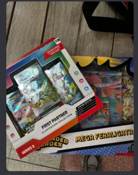 First Partner + Mega Feraligatr
