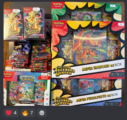Ascended Heroes: Mega Emboar & Feraligatr ex Box