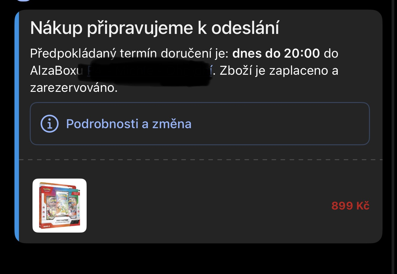 Nákup připravujeme k odeslání , First Partner z Alzy 🎉