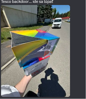 Tesco backdoor... ide sa lúpať