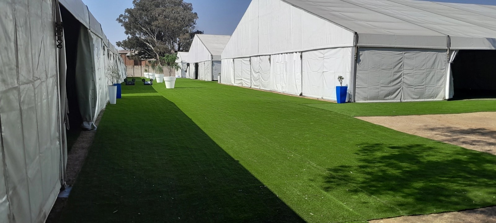VIP marquee artificial grass – Johannesburg