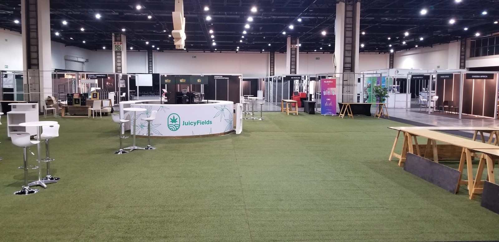 Exhibition flooring setup – Johannesburg
