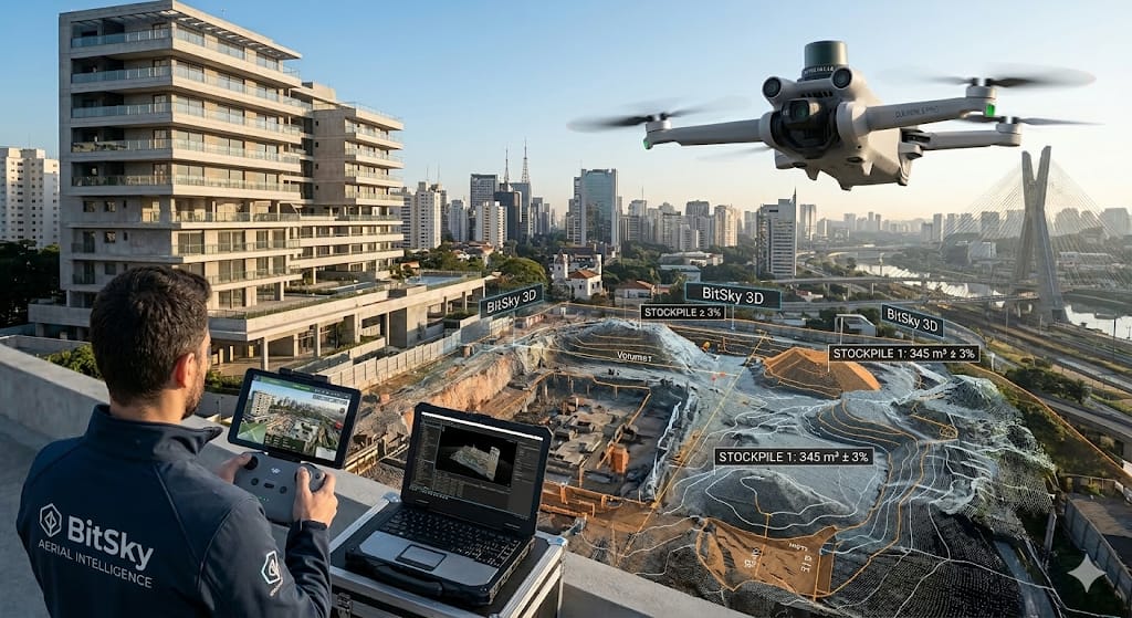 BitSky drone operator in São Paulo