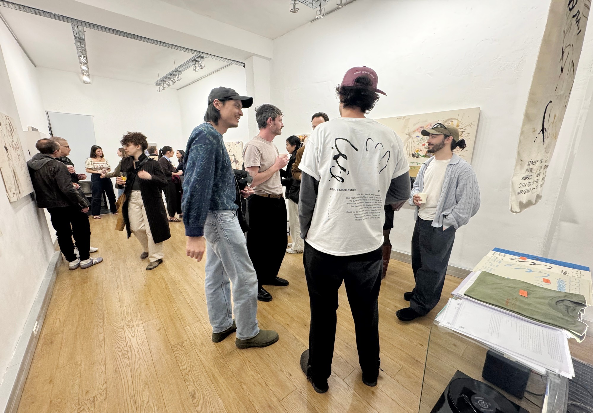 Vernissage à la galerie Mspace, Paris 18e