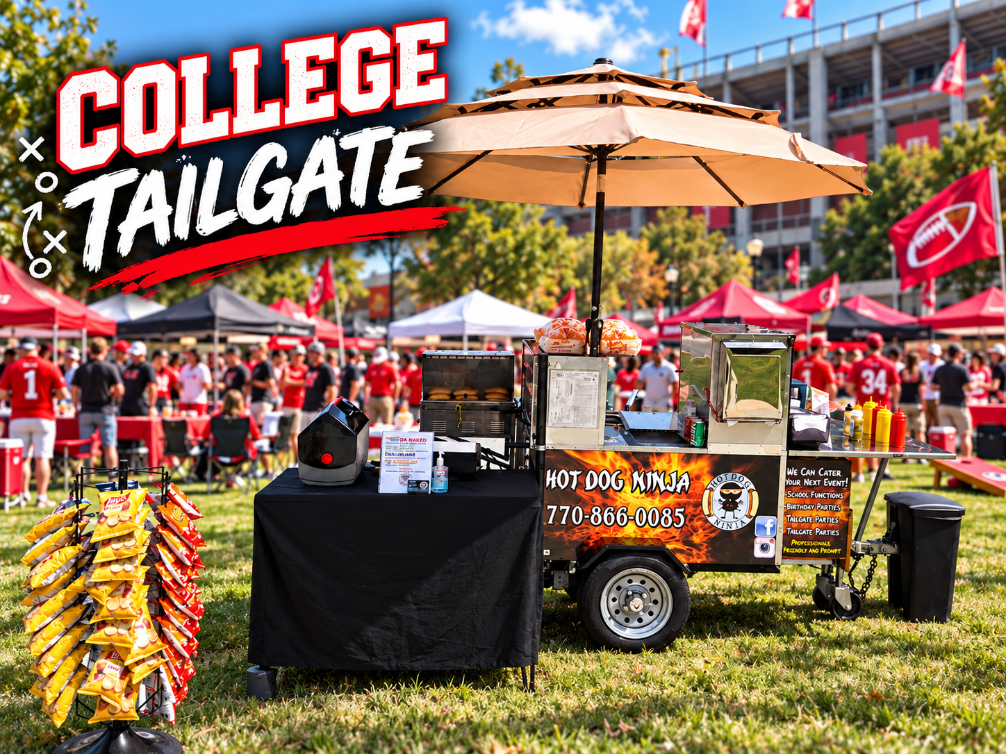 College Tailgate Hot Dog Cart Catering in Georgia: The Ultimate Game Day Guide
