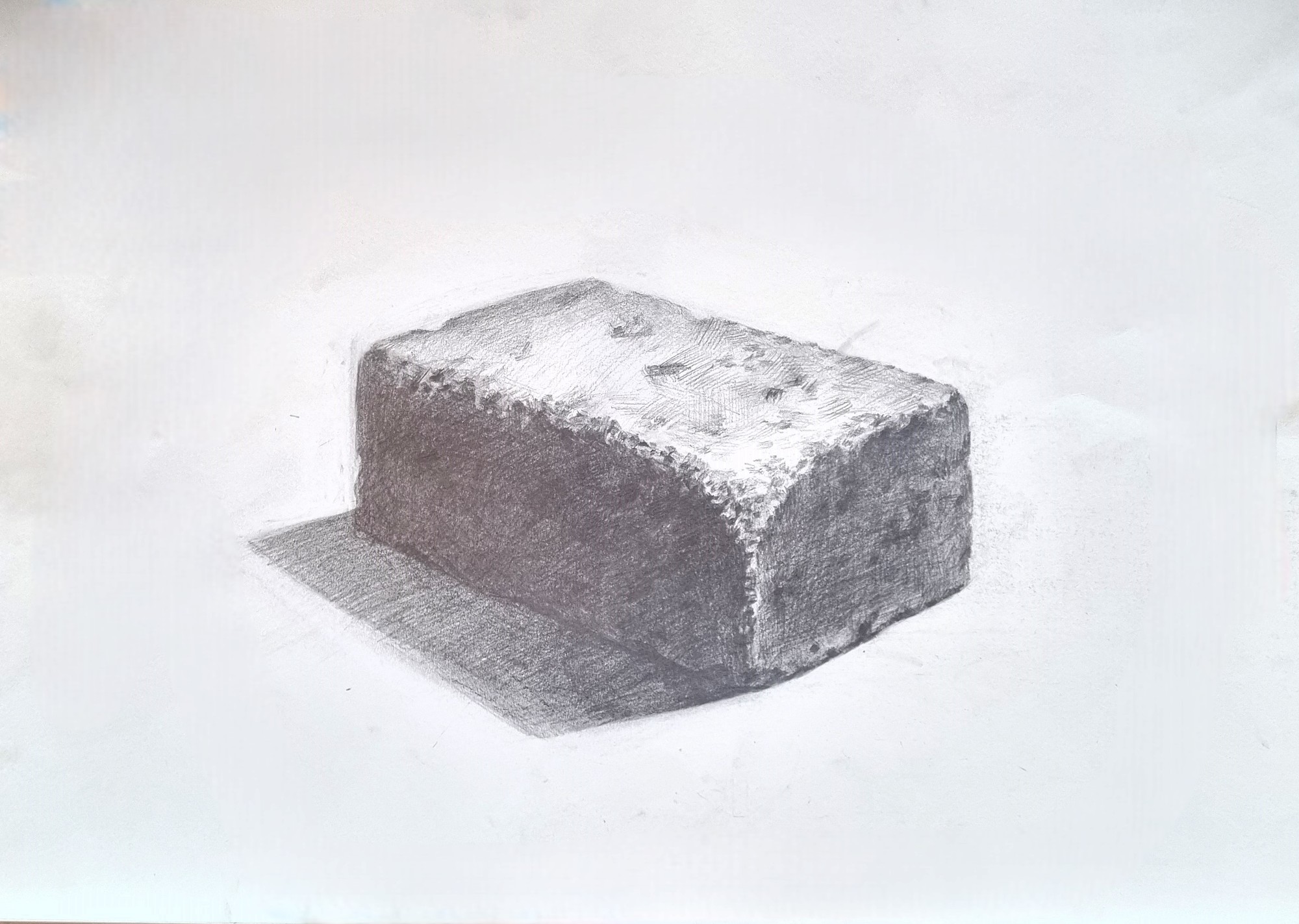 중반 작품 1 — 벽돌 연필 데생