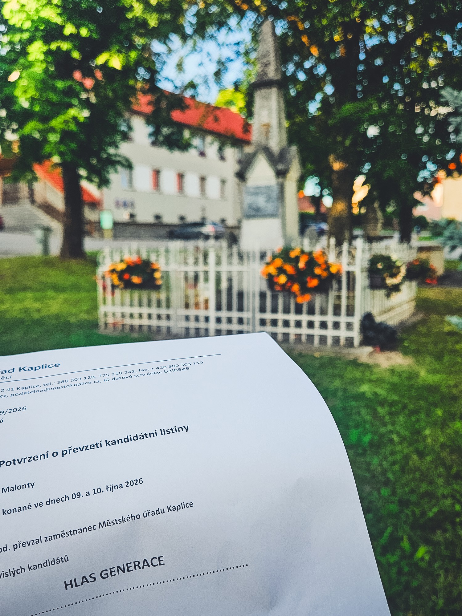 Hlas Generace – děkujeme za podporu