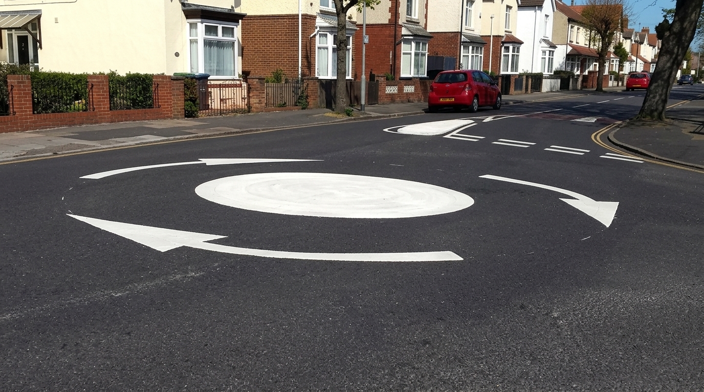 Highway Works, Mini Island, Banbury, Oxfordshire