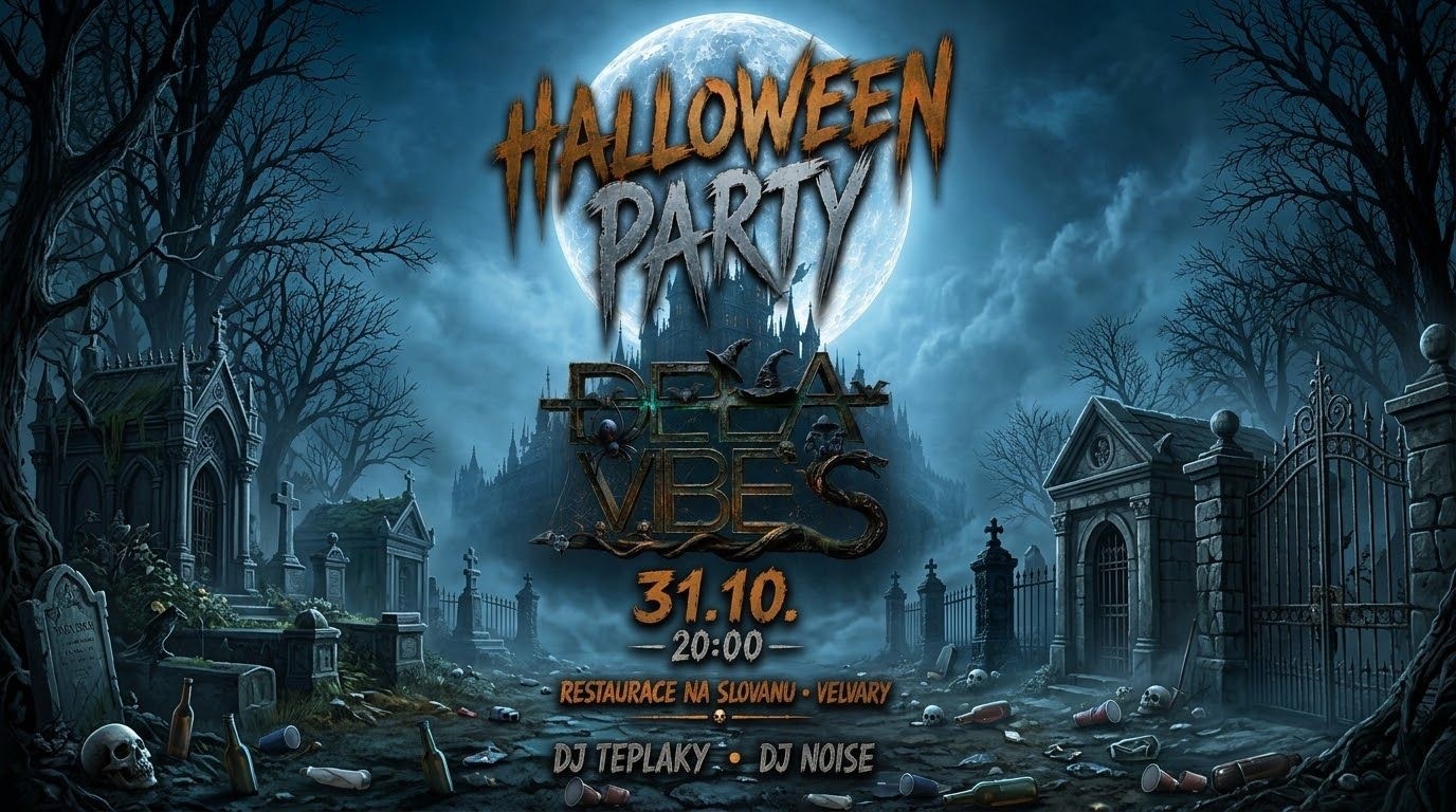 Plakát akce Halloween Party