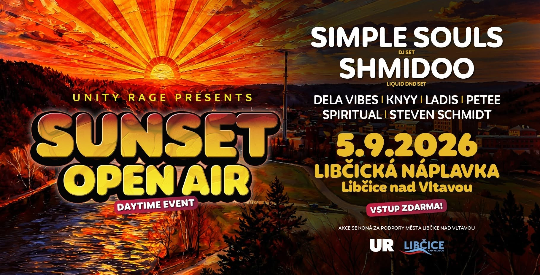 Plakát akce Sunset Openair 2026