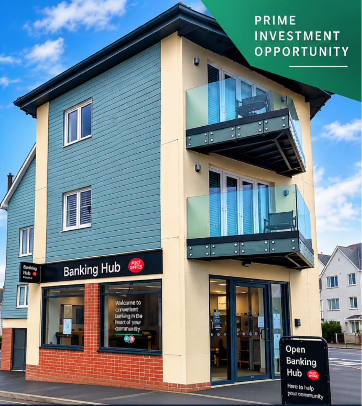Freehold Commercial Investment – Banking Hub, Bude, Cornwall