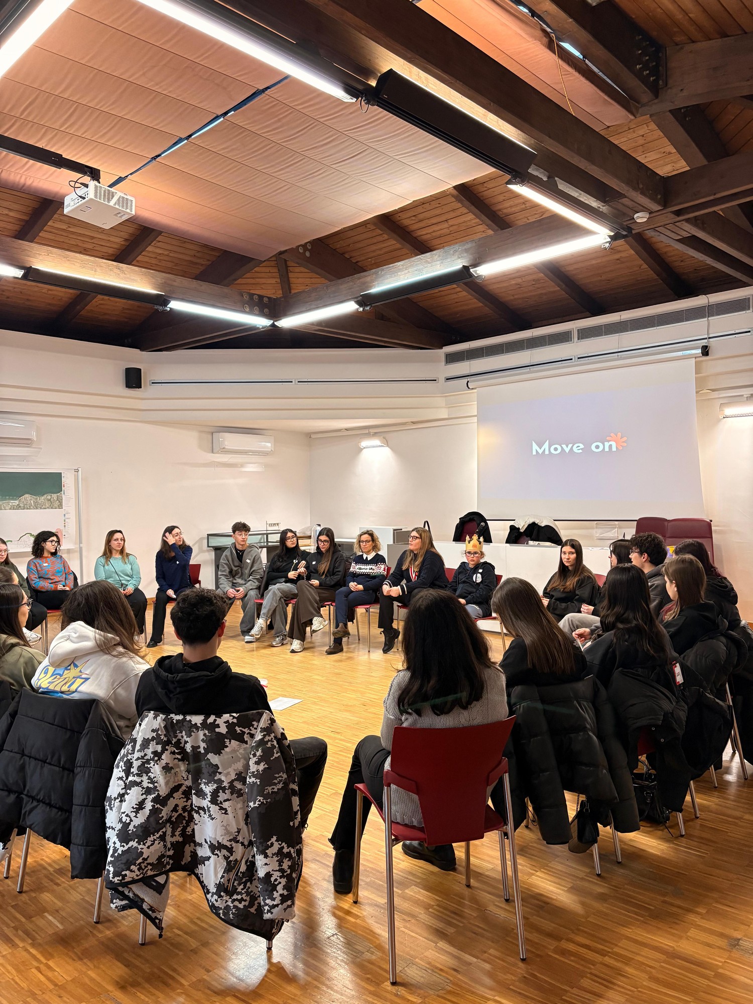 Workshop Move On - cerchio di partecipanti