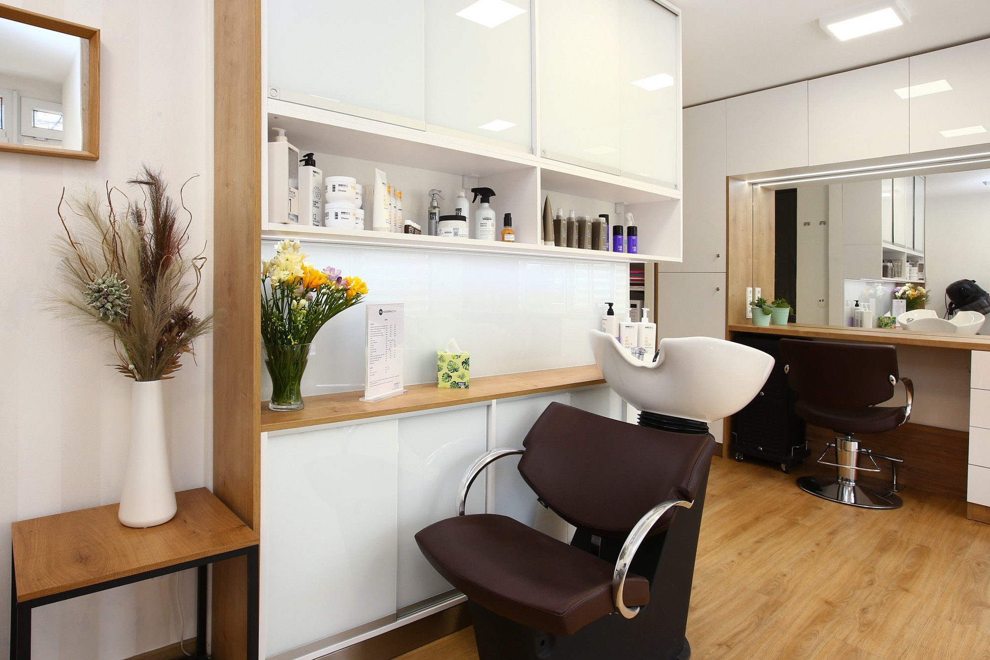 Pracovní místo kadeřnictví