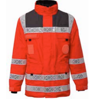 BUNDA MIDI PARKA DRK HIVIS – záchranářské oblečení