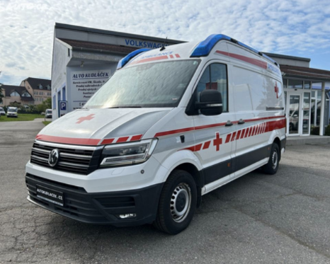 Sanitní vůz VW Crafter se zástavbou Dlouhy GmbH