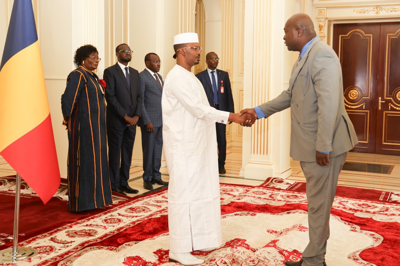 Naibeye meeting with President of Chad