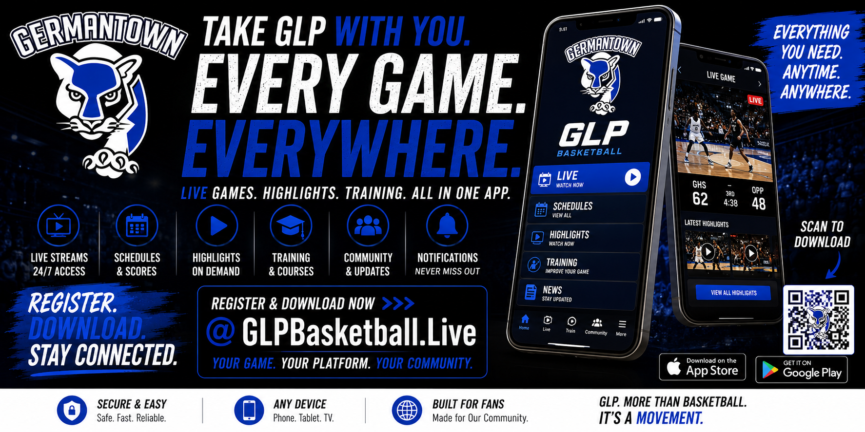 Take GLP With You. Every Game. Everywhere. — Download the App