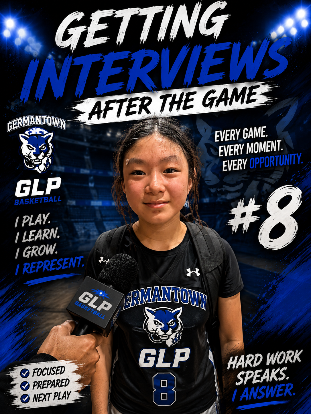 GLP Player #8 Post-Game Interview โ I Play. I Learn. I Grow. I Represent.