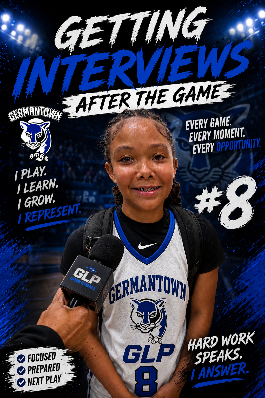 GLP Player #8 Post-Game Interview โ I Play. I Learn. I Grow. I Represent.