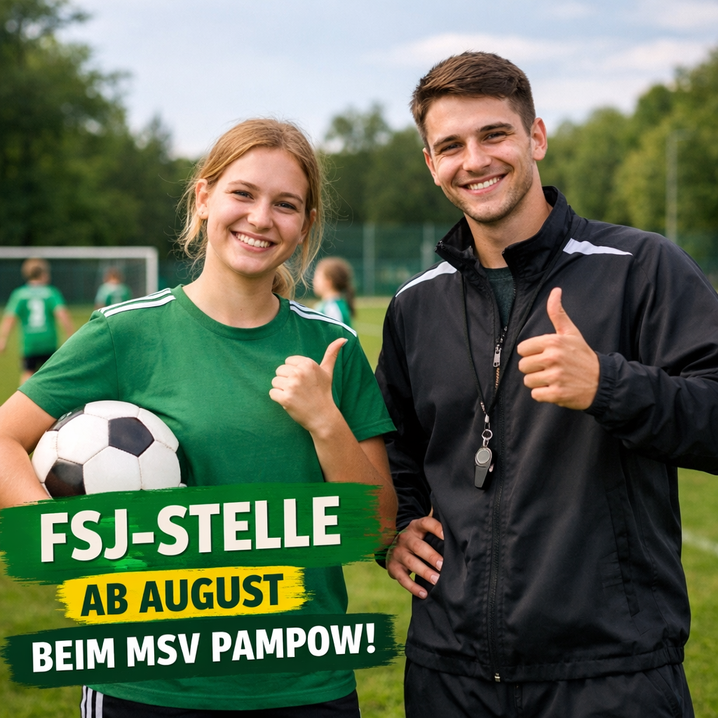 Dein Freiwilliges Soziales Jahr beim MSV Pampow