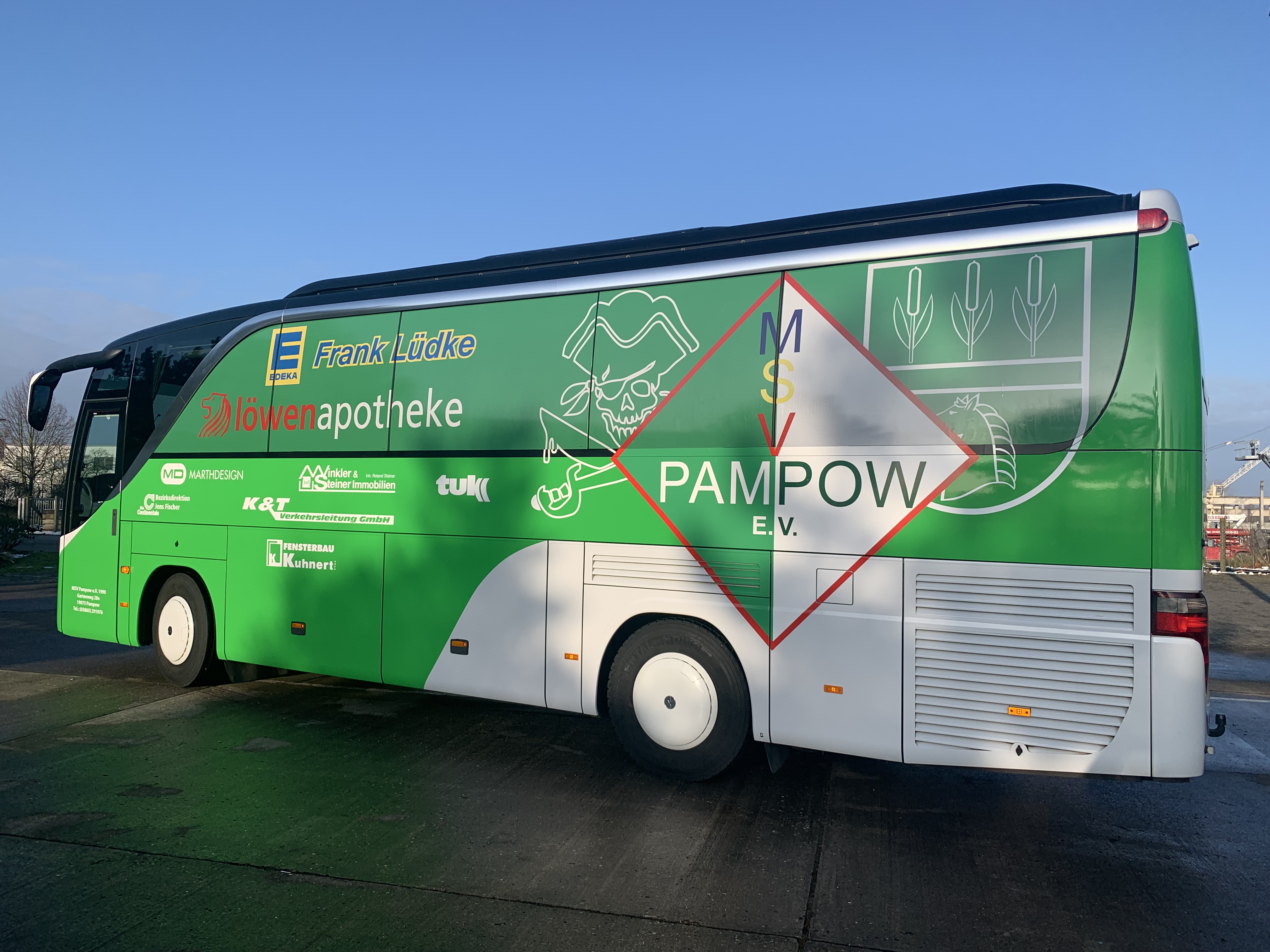 MSV Pampow Mannschaftsbus