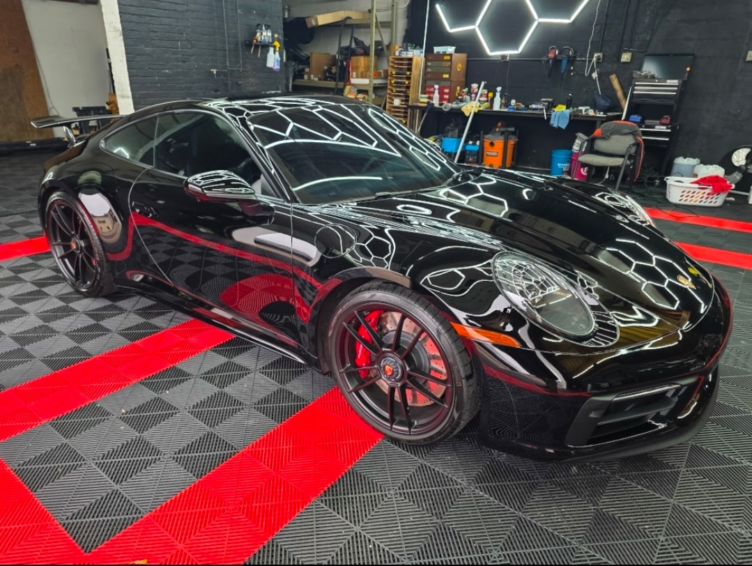 Porsche 911 paint correction and ceramic coating detail by Deam Auto Care Sidney Ohio