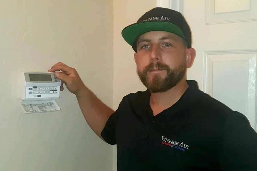 Tom Green, owner of Vintage Mechanical Heating & Cooling