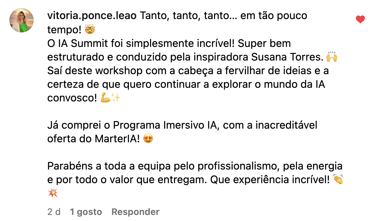 Testemunho 6 do IA Summit