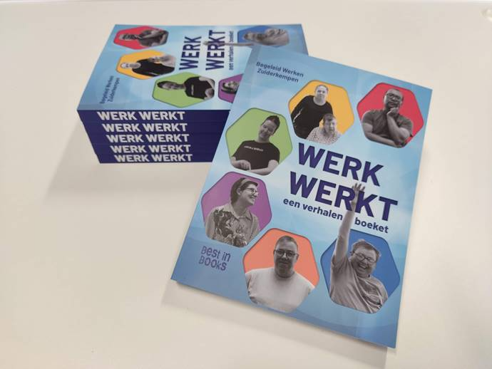 Boekomslag van het boek 'Werk Werkt. Een verhalenboeket'